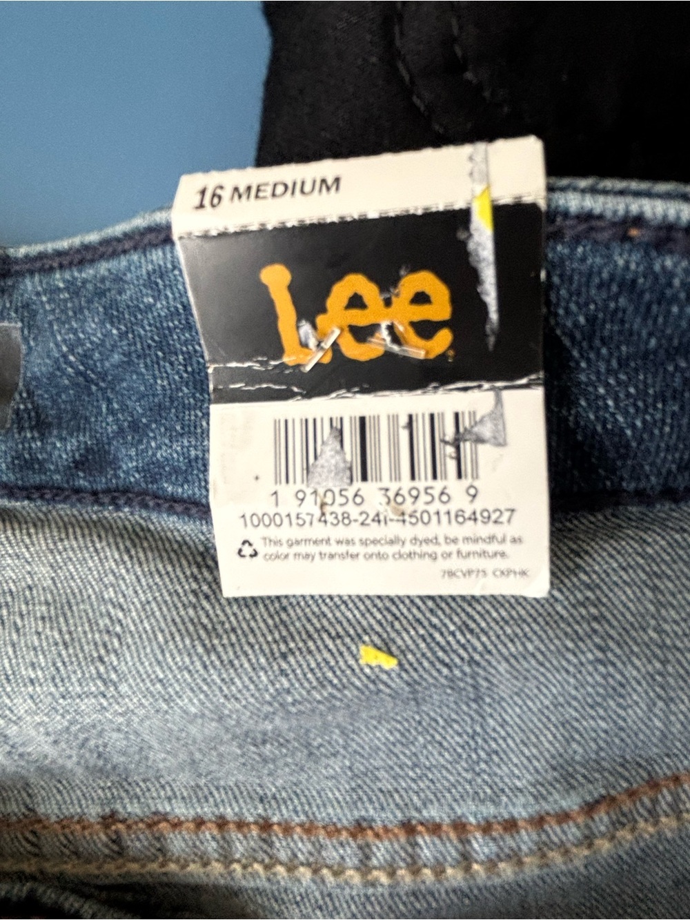 LEE RELAXED Fit Straight Leg Jeans Size 16 *NEW* - Picture 6 of 7